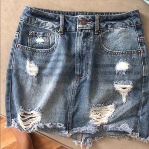 Jean skirt